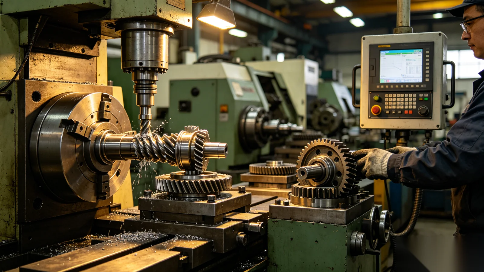 CNC machining and gear manufacturing for valve operators