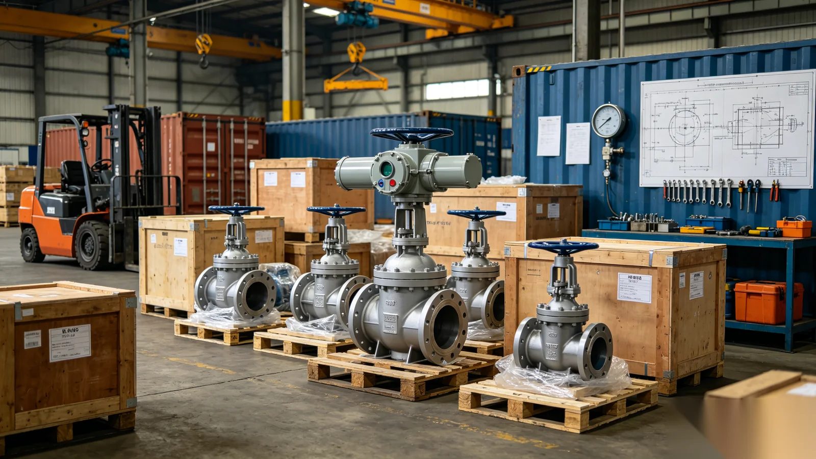 Global export support for valve gear operator international projects