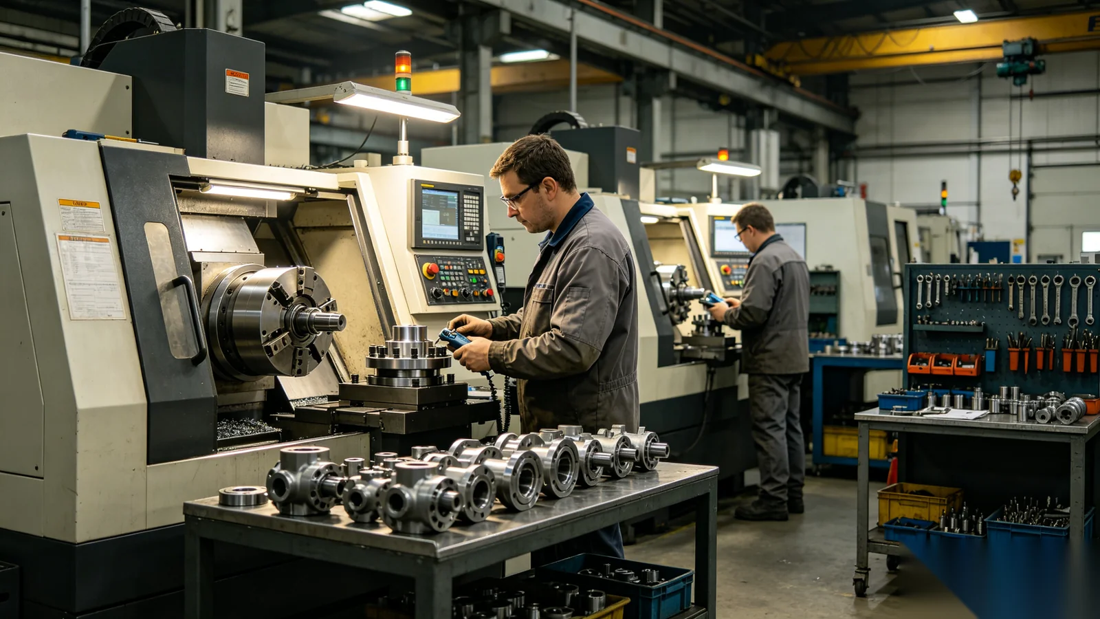 CNC machining and quality control for valve gear operator accessories manufacturing