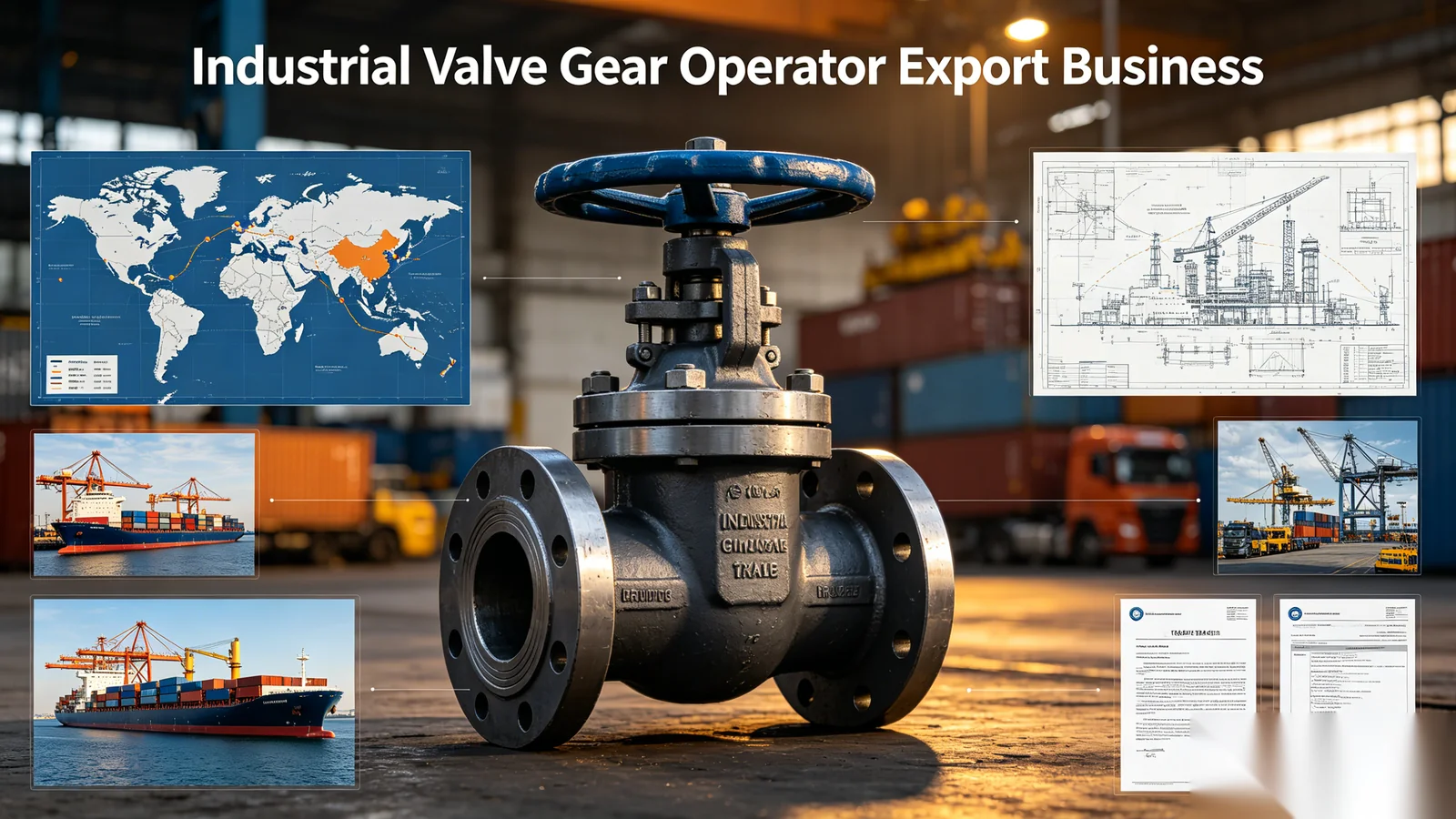 Global export experience delivering valve gear operators to international industrial markets