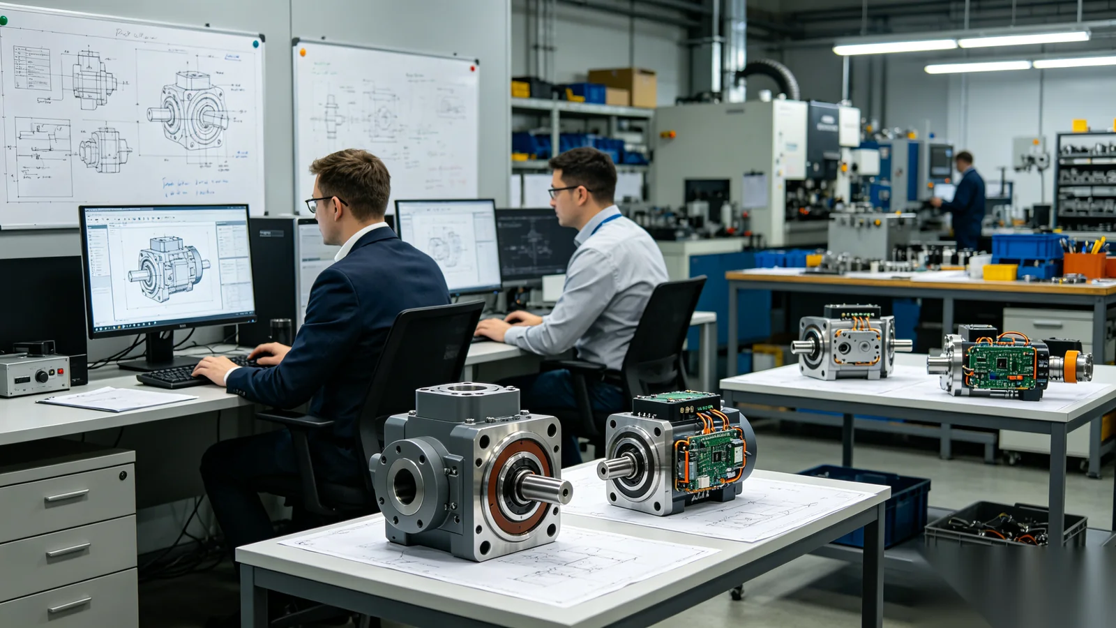 Engineering consultation and CAD mounting support for valve gear operator selection
