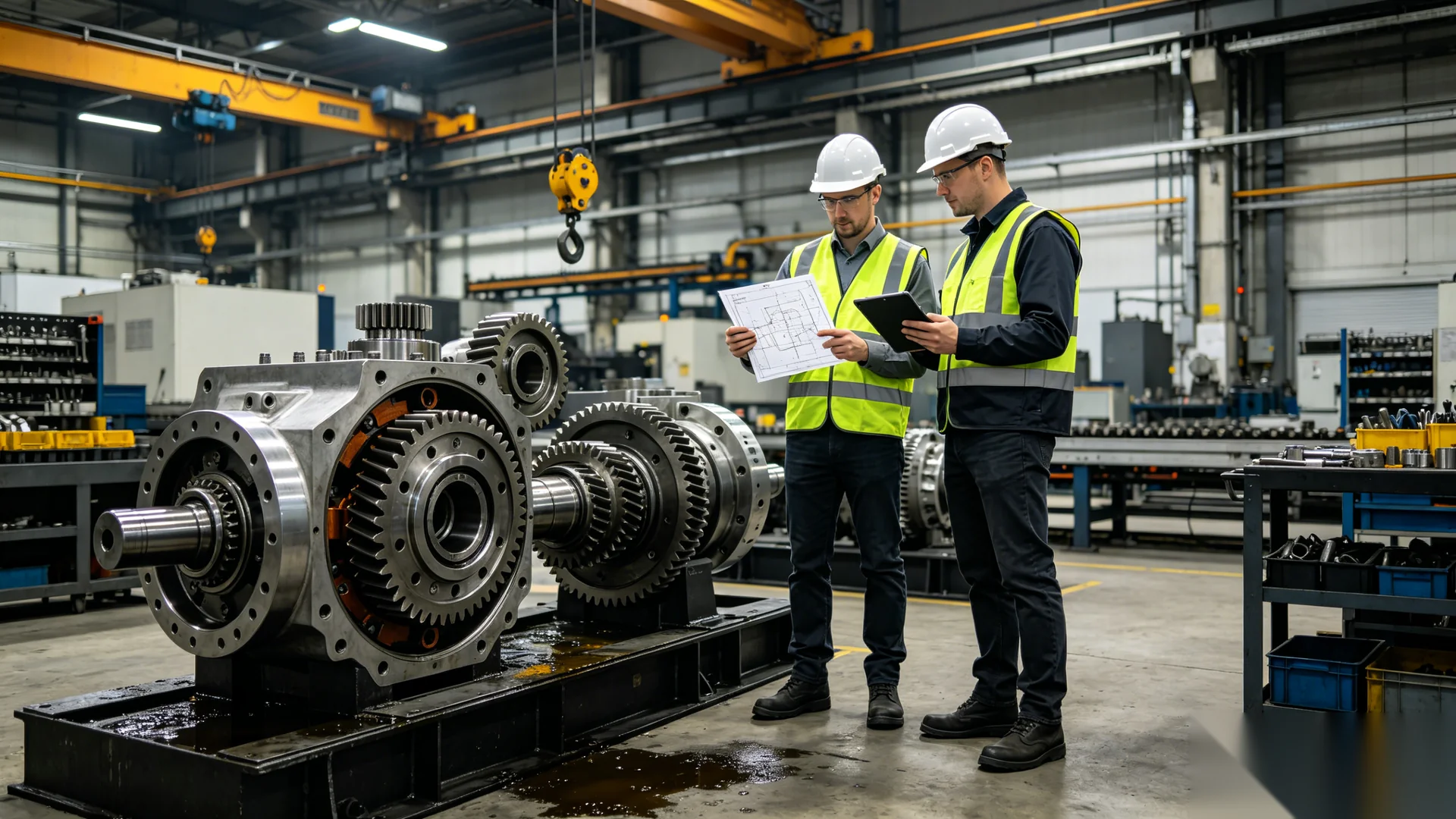 Engineering selection center for valve gear operators with torque, mounting, and protection guidance