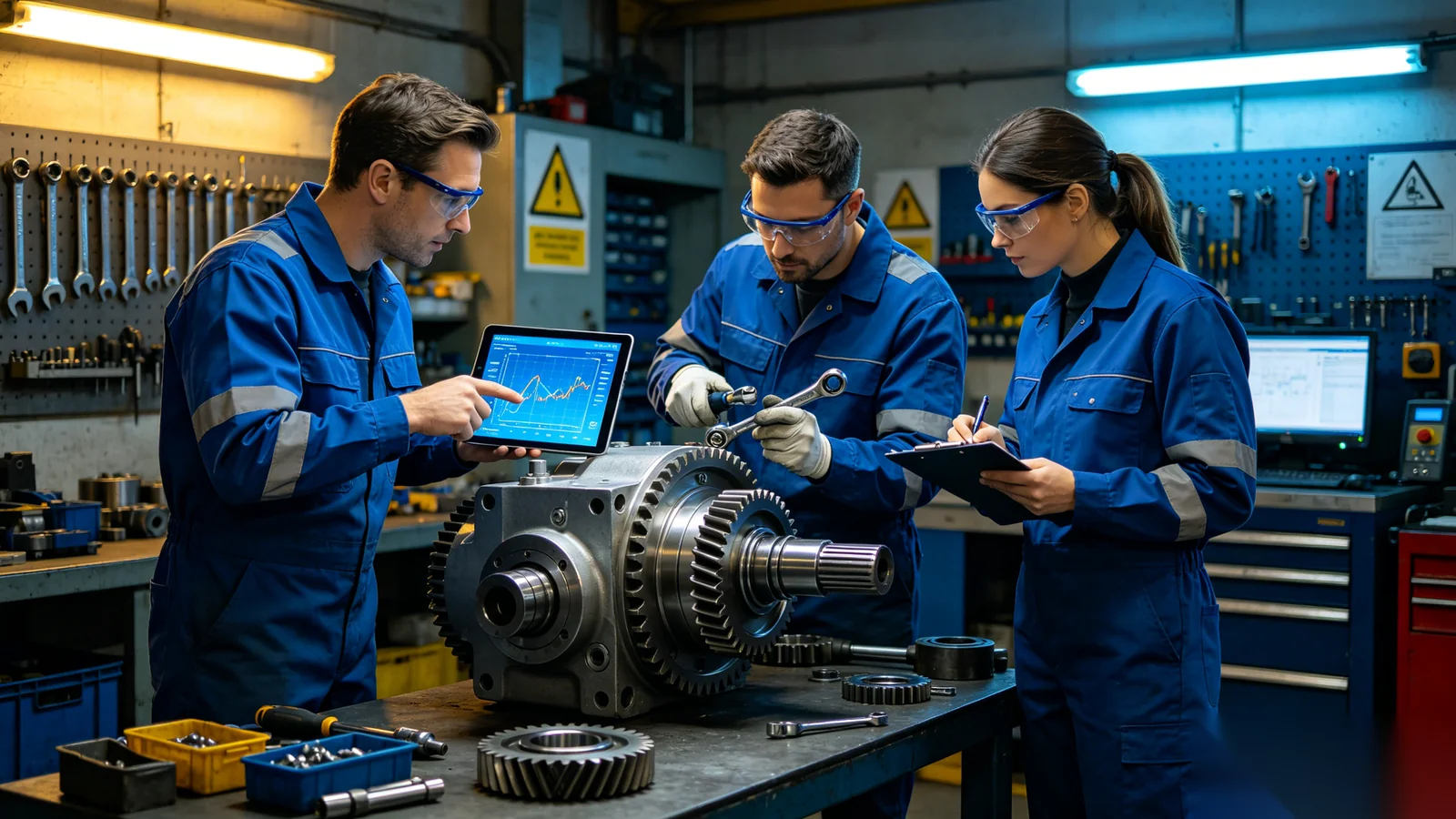 Troubleshooting workflow diagram for valve gear operators